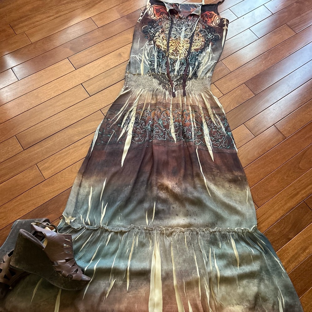 Boho dress medium size